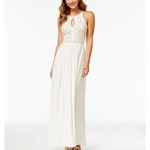 NWT white prom dress!!!